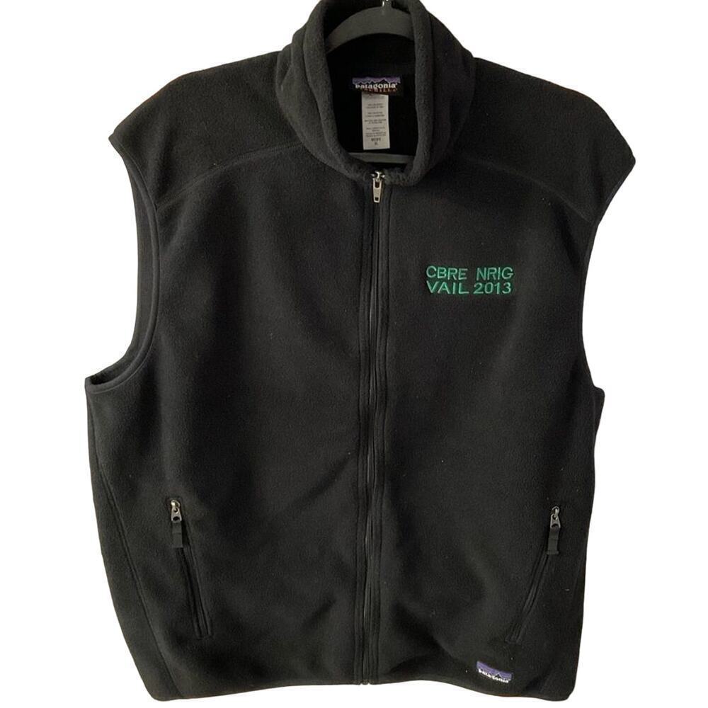 Patagonia Men's Synchilla Vest In Black Size XL